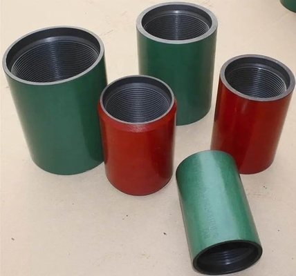 Cylinder Shape OCTG Couplings 3-1/2&quot; J55 Casing Gas Transportation